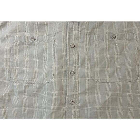 Knightsbridge men’s button-down shirt 3x Tan Texture Long Sleeve Casual - Picture 3 of 7